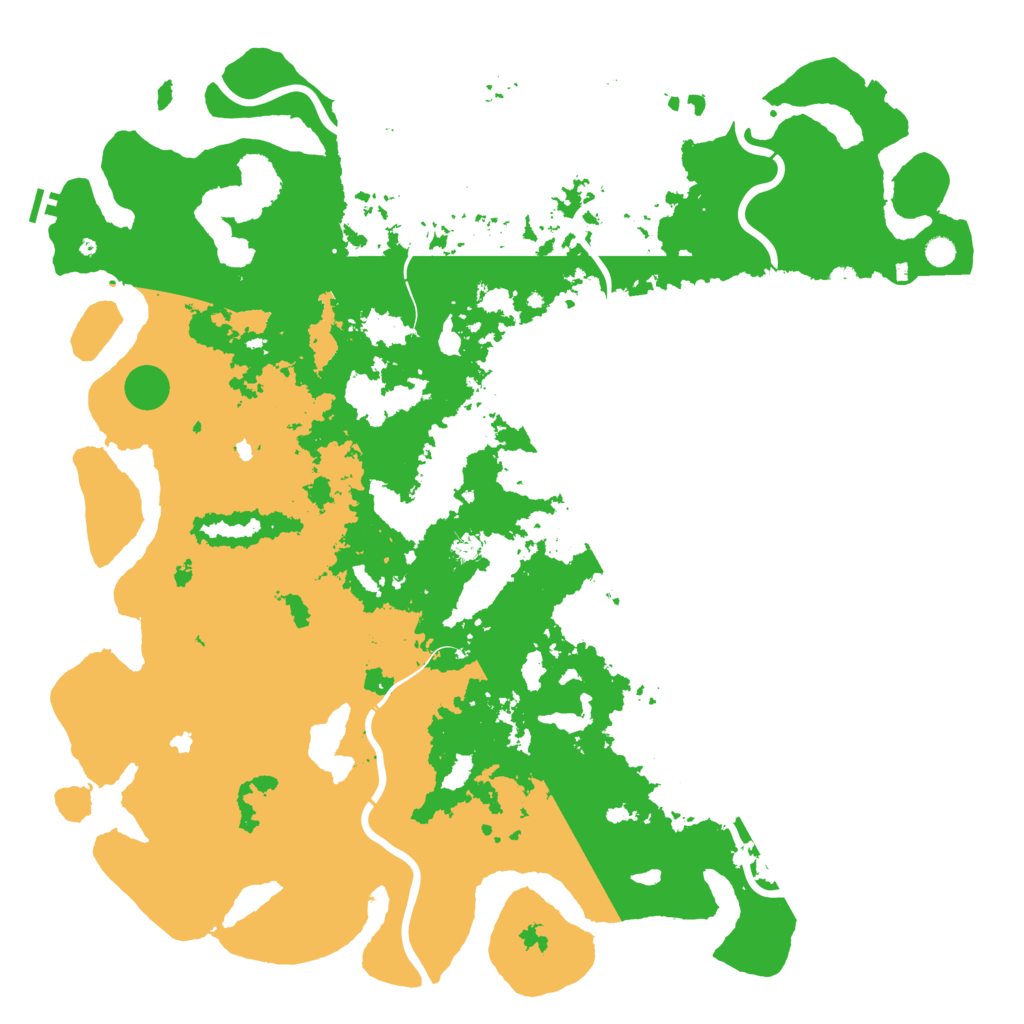 Biome Rust Map: Procedural Map, Size: 6000, Seed: 296159056
