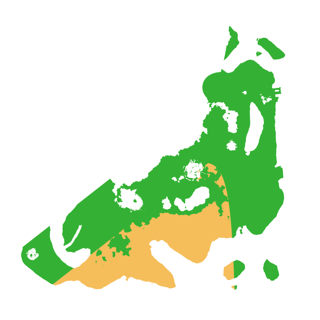 Biome Rust Map: Procedural Map, Size: 3000, Seed: 11301