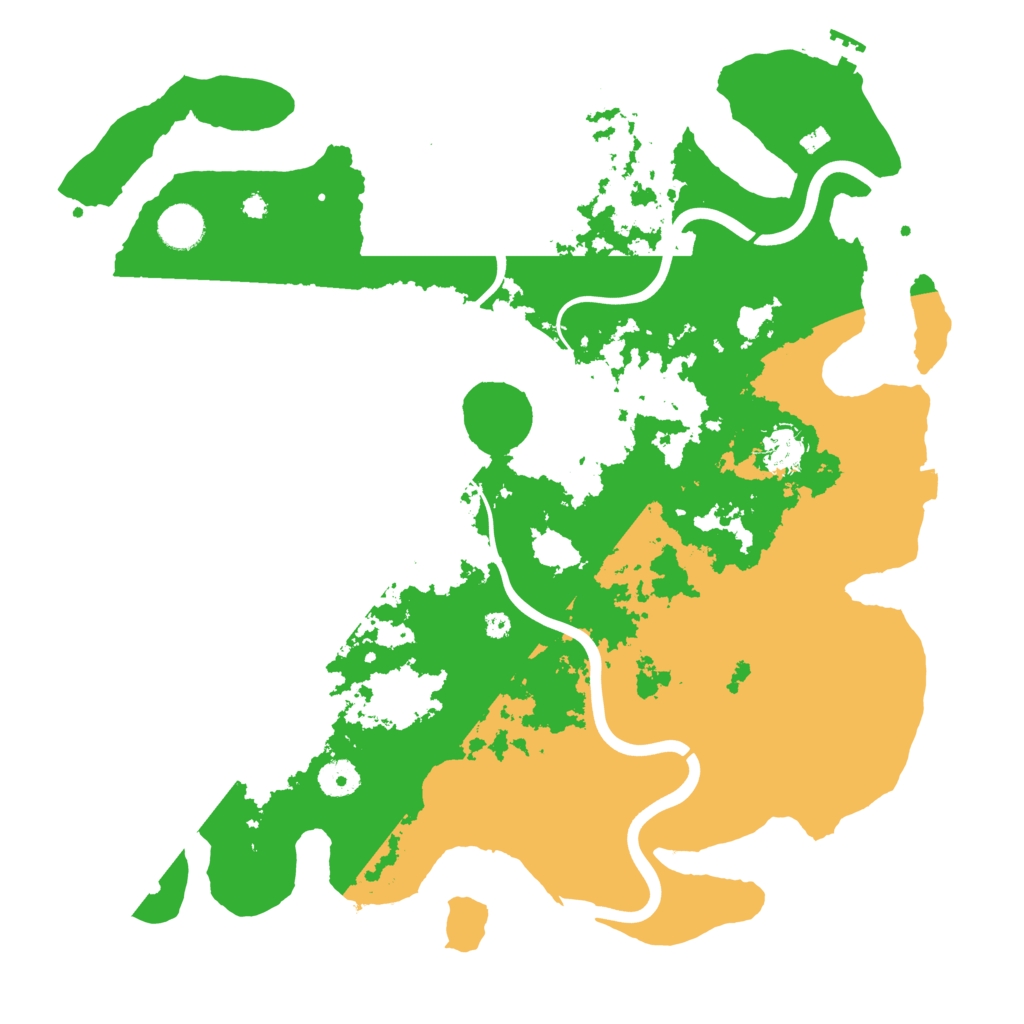 Biome Rust Map: Procedural Map, Size: 3950, Seed: 13460398