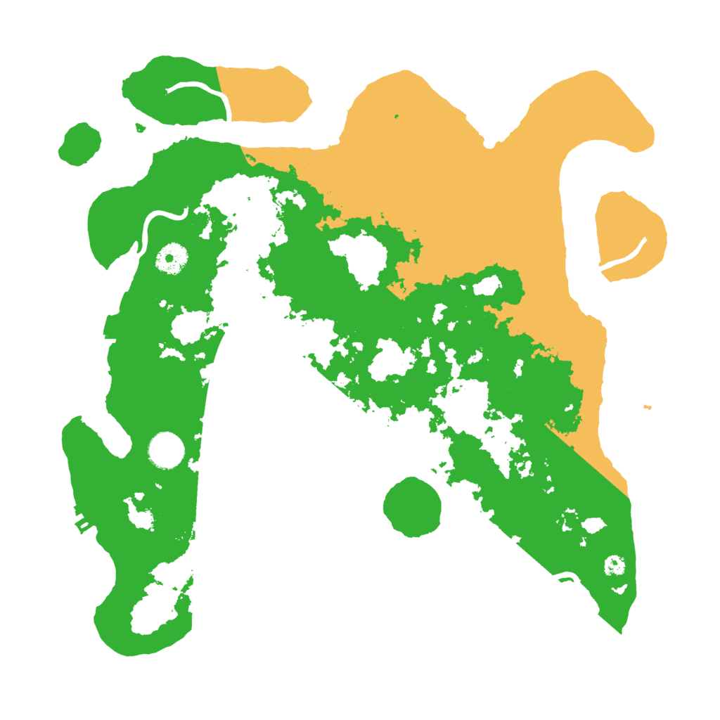 Biome Rust Map: Procedural Map, Size: 3500, Seed: 98587661