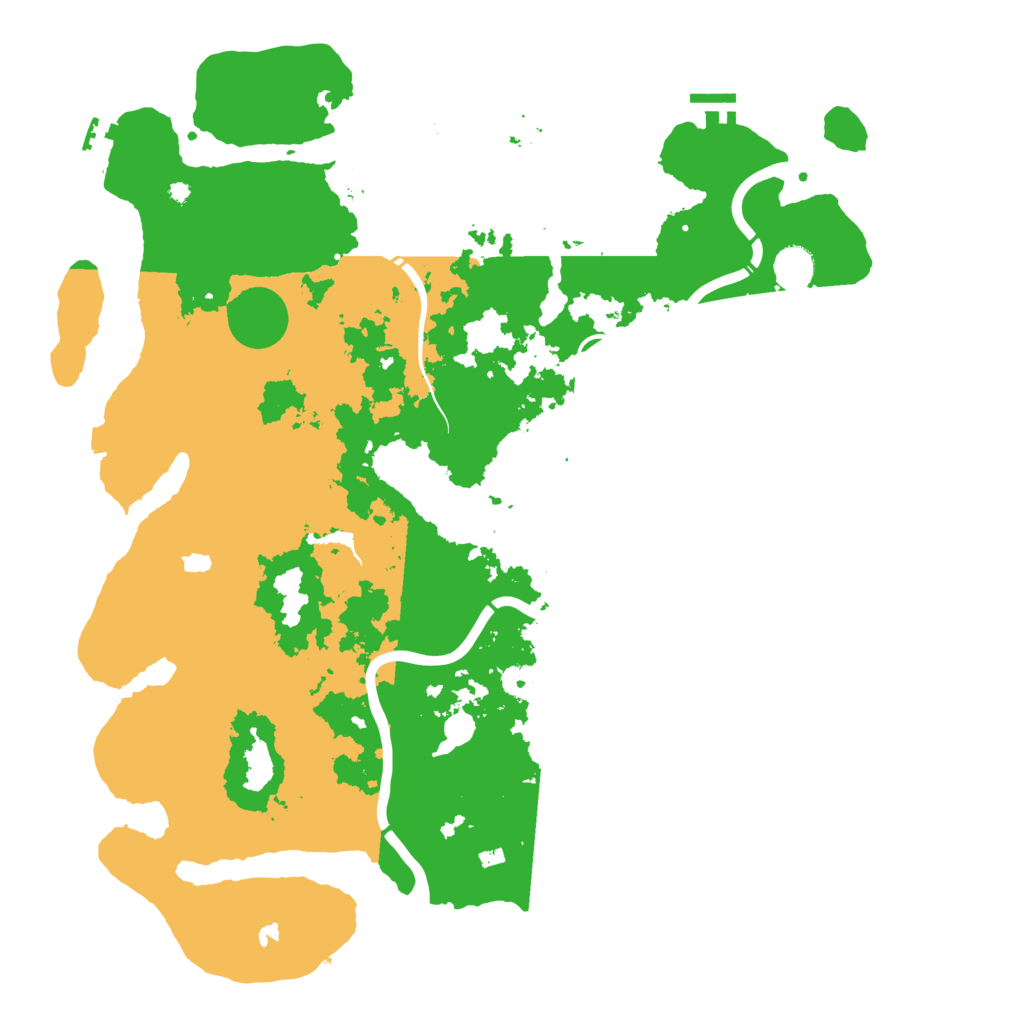 Biome Rust Map: Procedural Map, Size: 4500, Seed: 1492260999