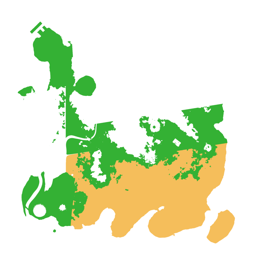 Biome Rust Map: Procedural Map, Size: 3650, Seed: 46177903