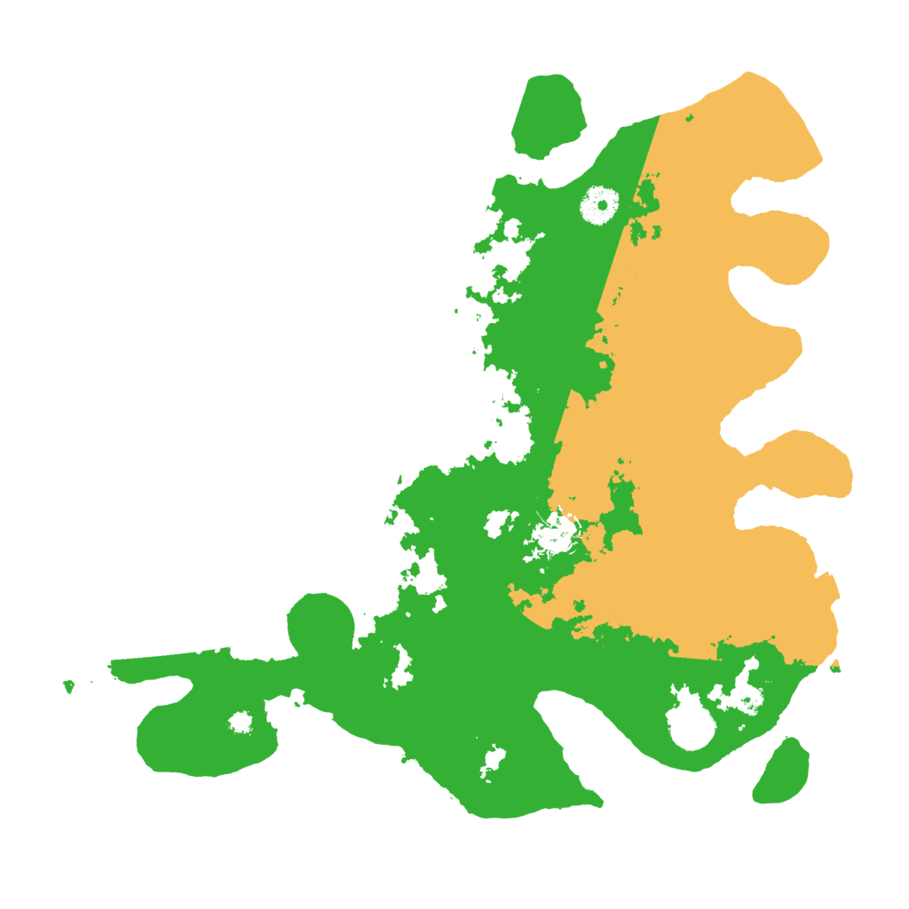 Biome Rust Map: Procedural Map, Size: 3600, Seed: 40372023