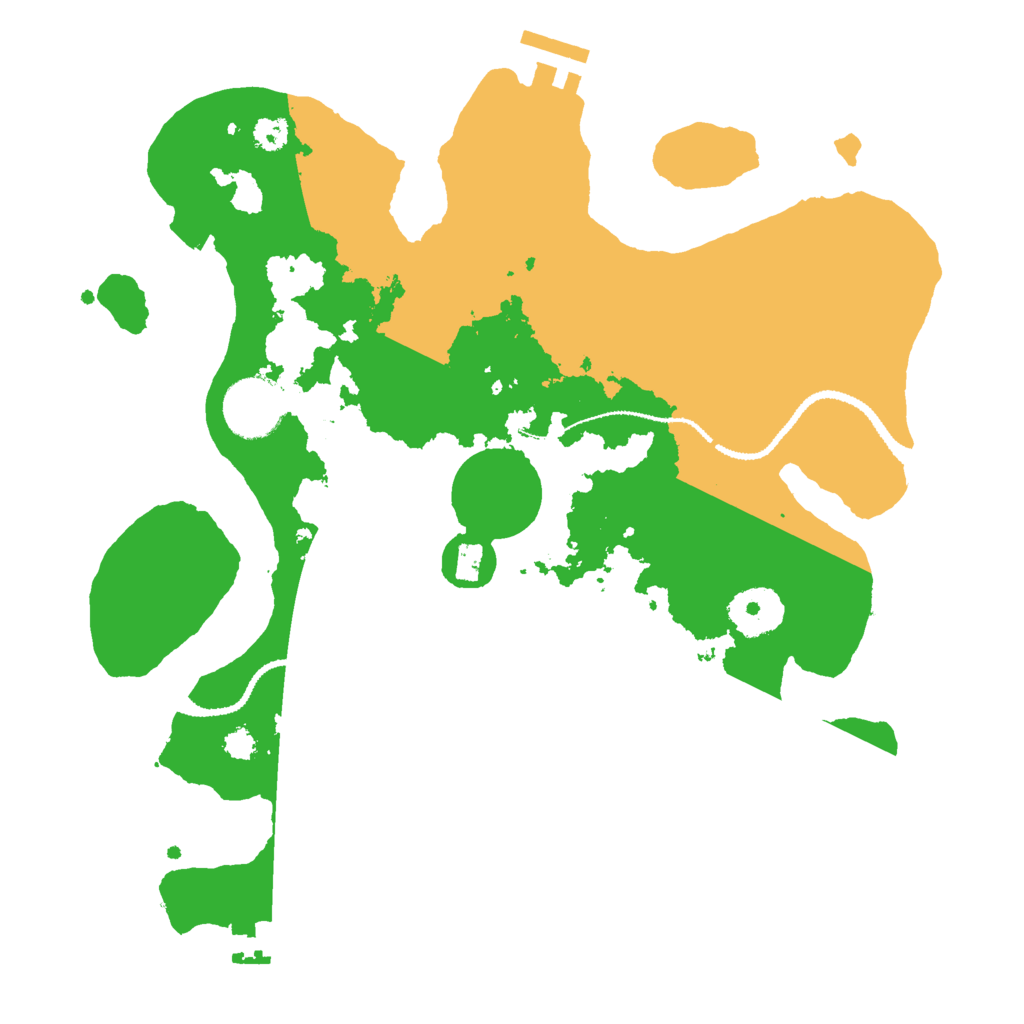 Biome Rust Map: Procedural Map, Size: 3000, Seed: 18275