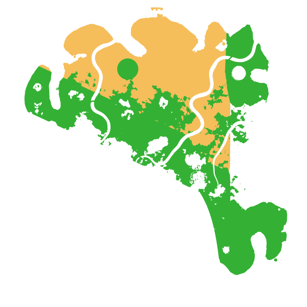 Biome Rust Map: Procedural Map, Size: 3850, Seed: 46563067