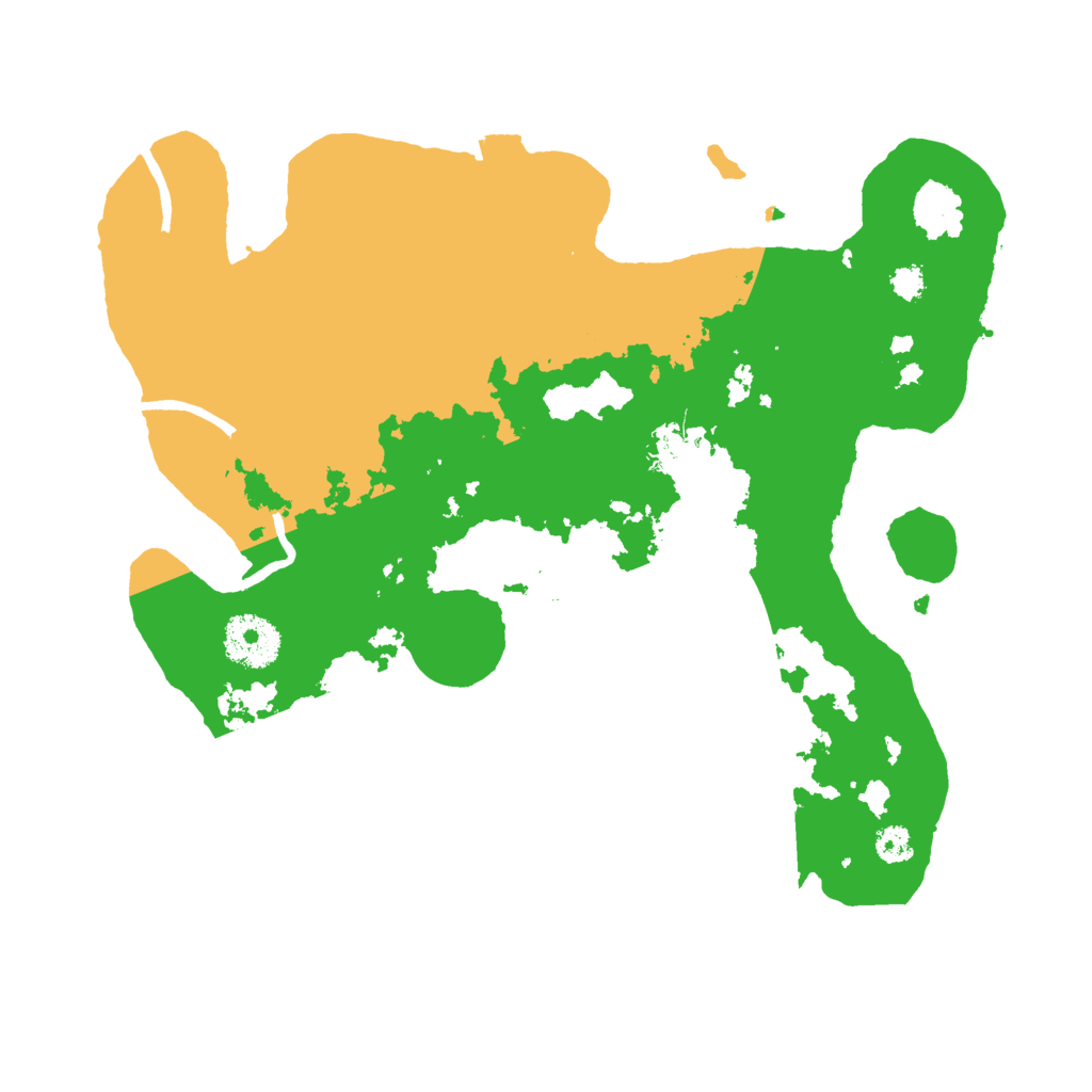 Biome Rust Map: Procedural Map, Size: 3000, Seed: 22874