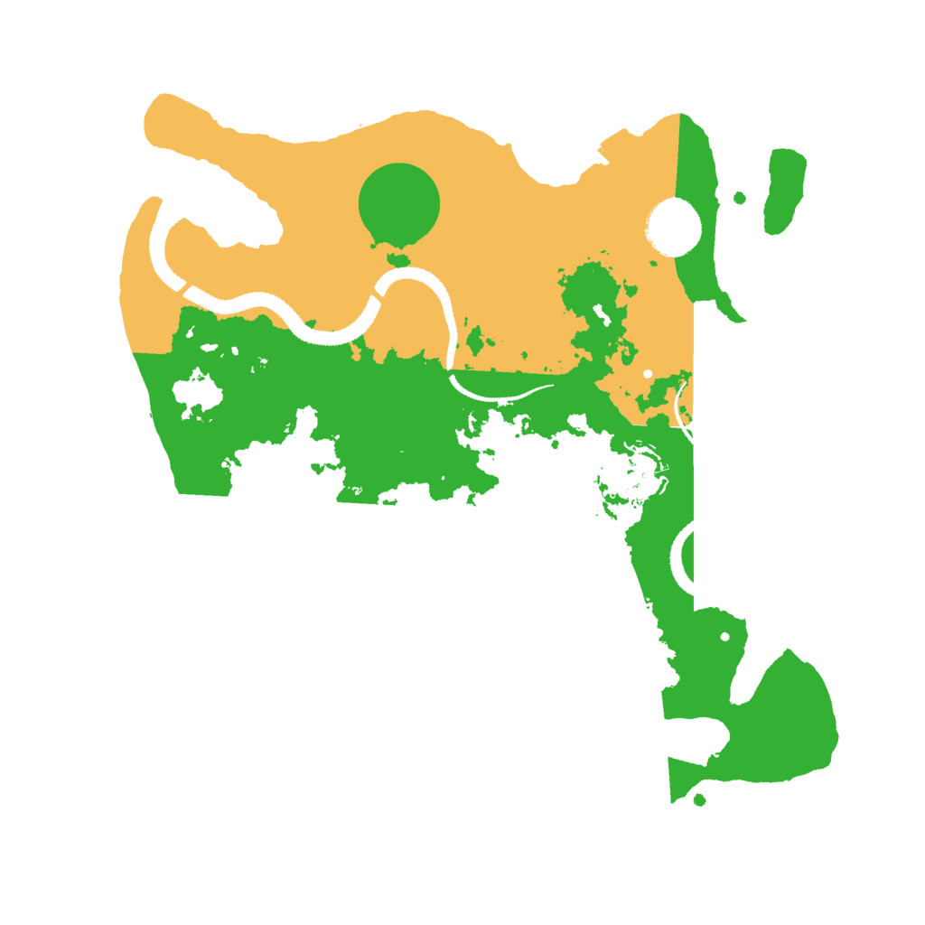 Biome Rust Map: Procedural Map, Size: 3000, Seed: 74311704