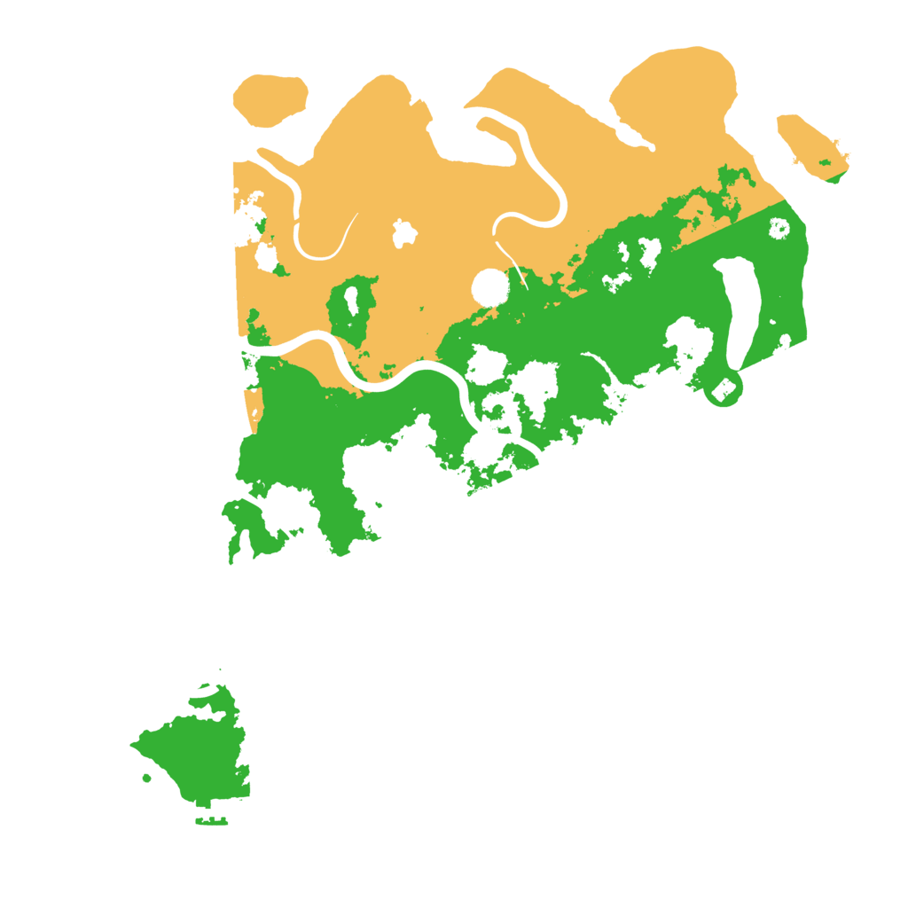 Biome Rust Map: Procedural Map, Size: 4300, Seed: 17529979