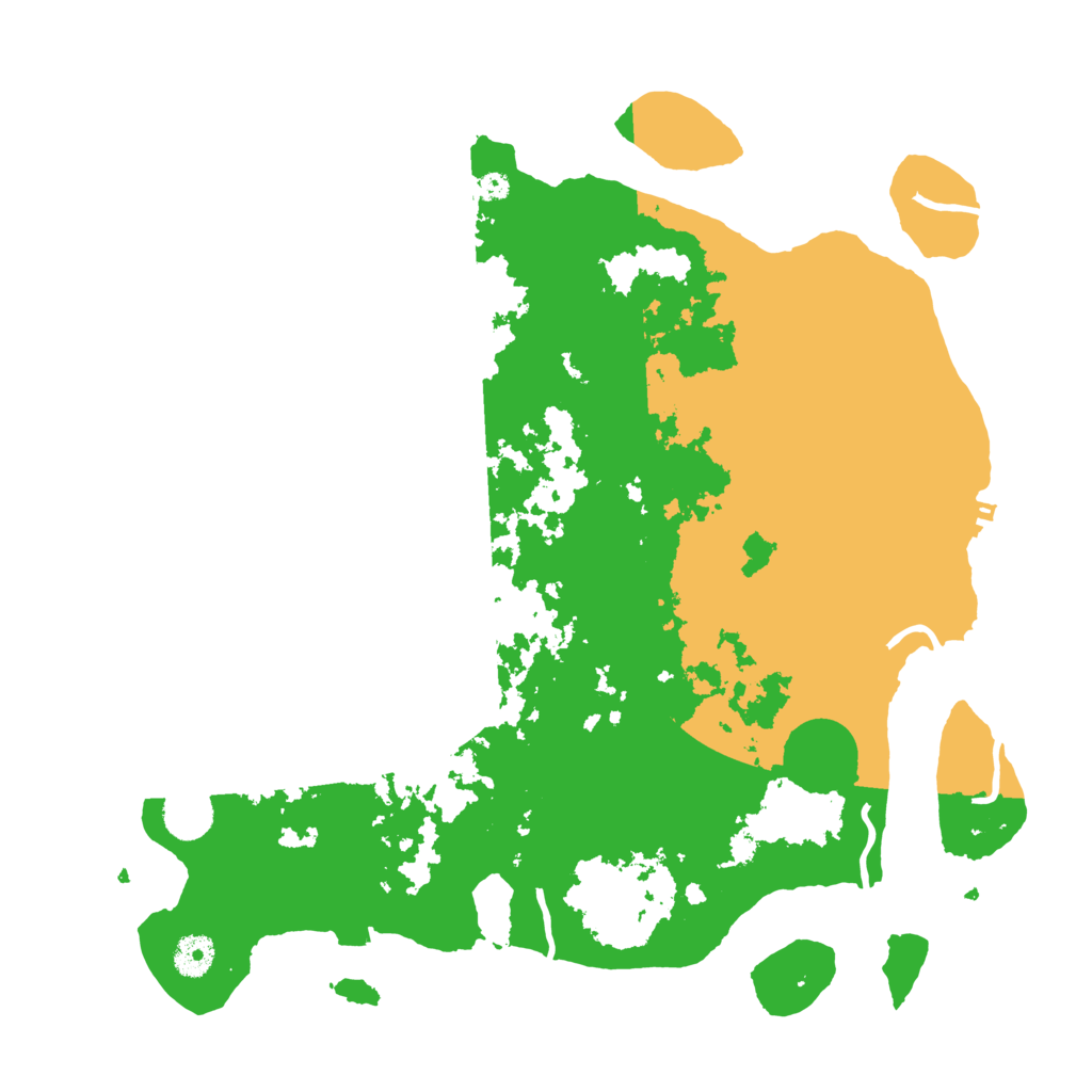 Biome Rust Map: Procedural Map, Size: 3950, Seed: 15943542