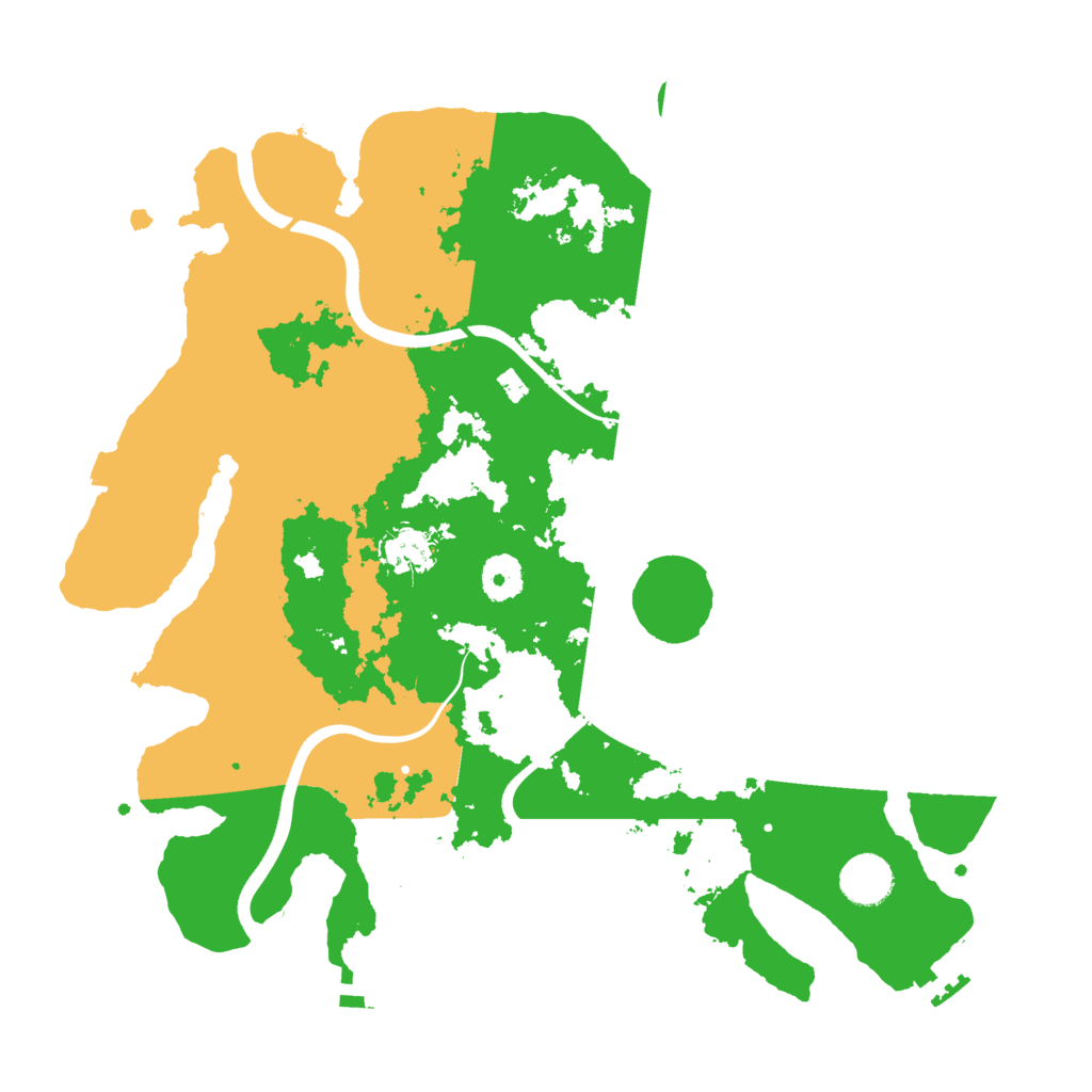 Biome Rust Map: Procedural Map, Size: 3700, Seed: 1413571972