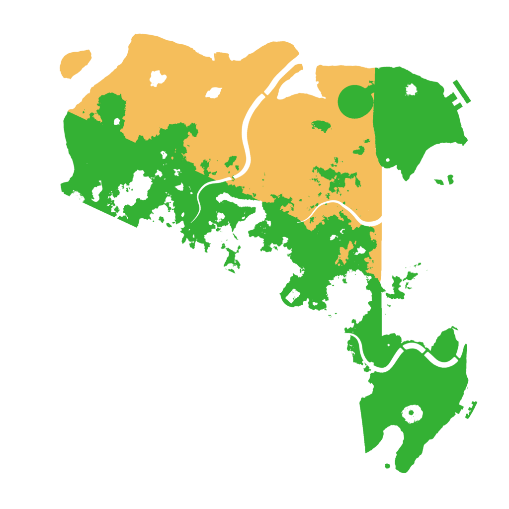 Biome Rust Map: Procedural Map, Size: 4000, Seed: 1298