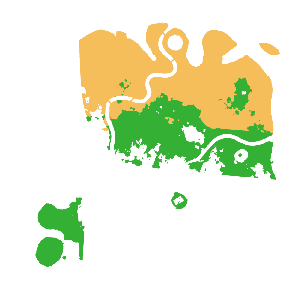 Biome Rust Map: Procedural Map, Size: 3500, Seed: 82345782