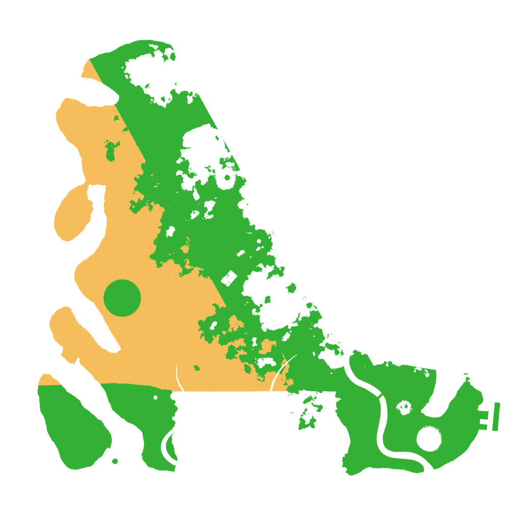 Biome Rust Map: Procedural Map, Size: 3700, Seed: 1861472732