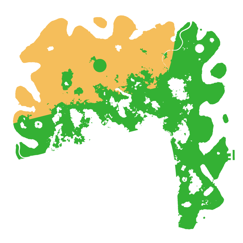 Biome Rust Map: Procedural Map, Size: 4850, Seed: 1295037560