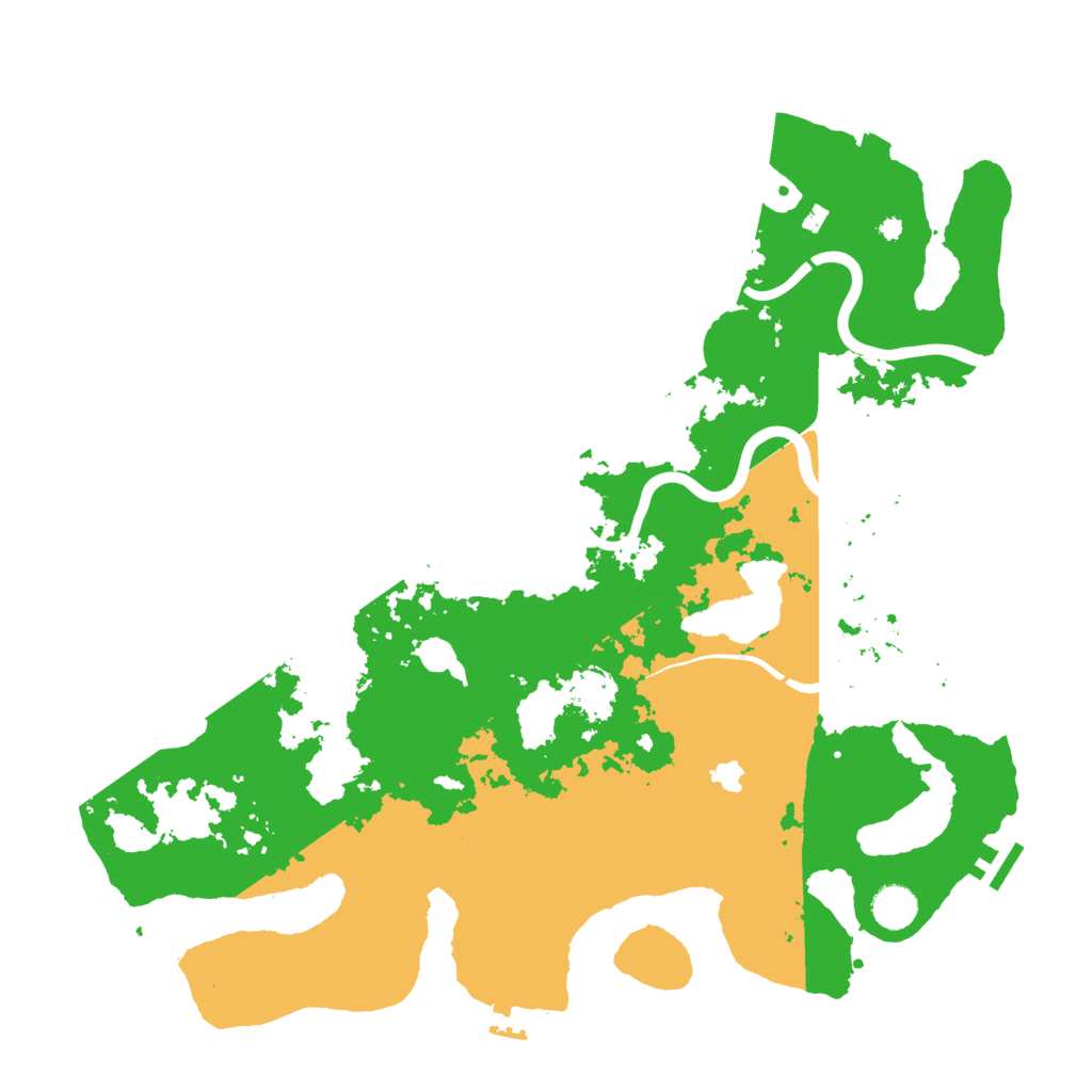 Biome Rust Map: Procedural Map, Size: 4300, Seed: 89018628