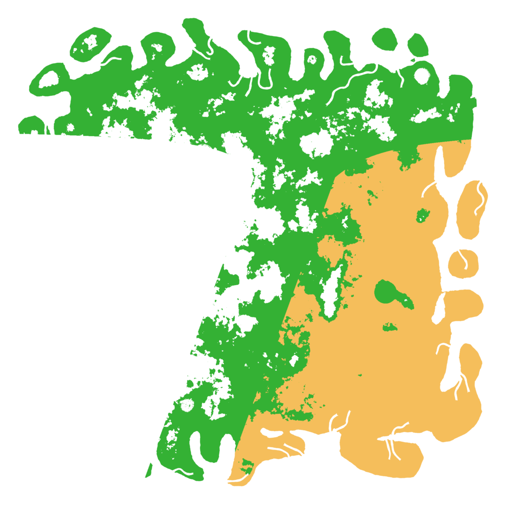 Biome Rust Map: Procedural Map, Size: 6000, Seed: 25461