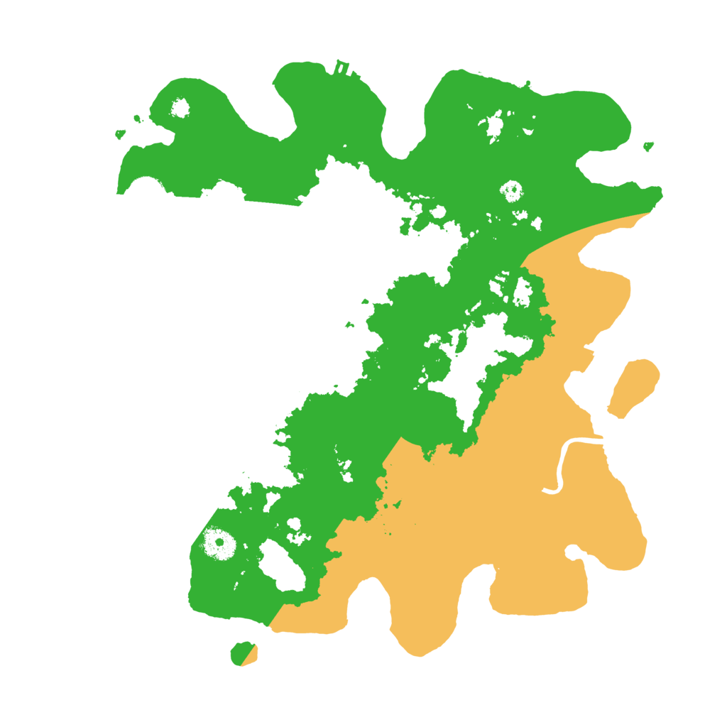 Biome Rust Map: Procedural Map, Size: 3500, Seed: 1759042370