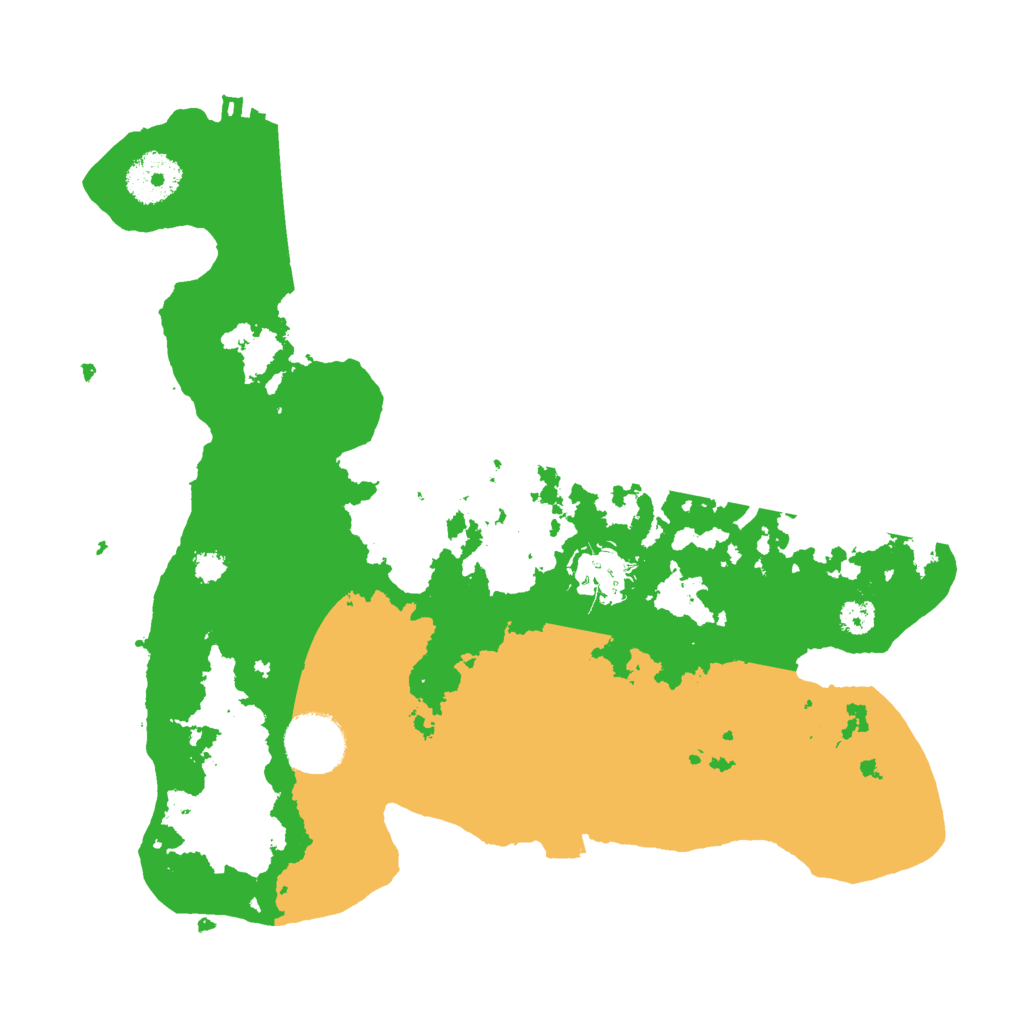 Biome Rust Map: Procedural Map, Size: 3000, Seed: 945836075