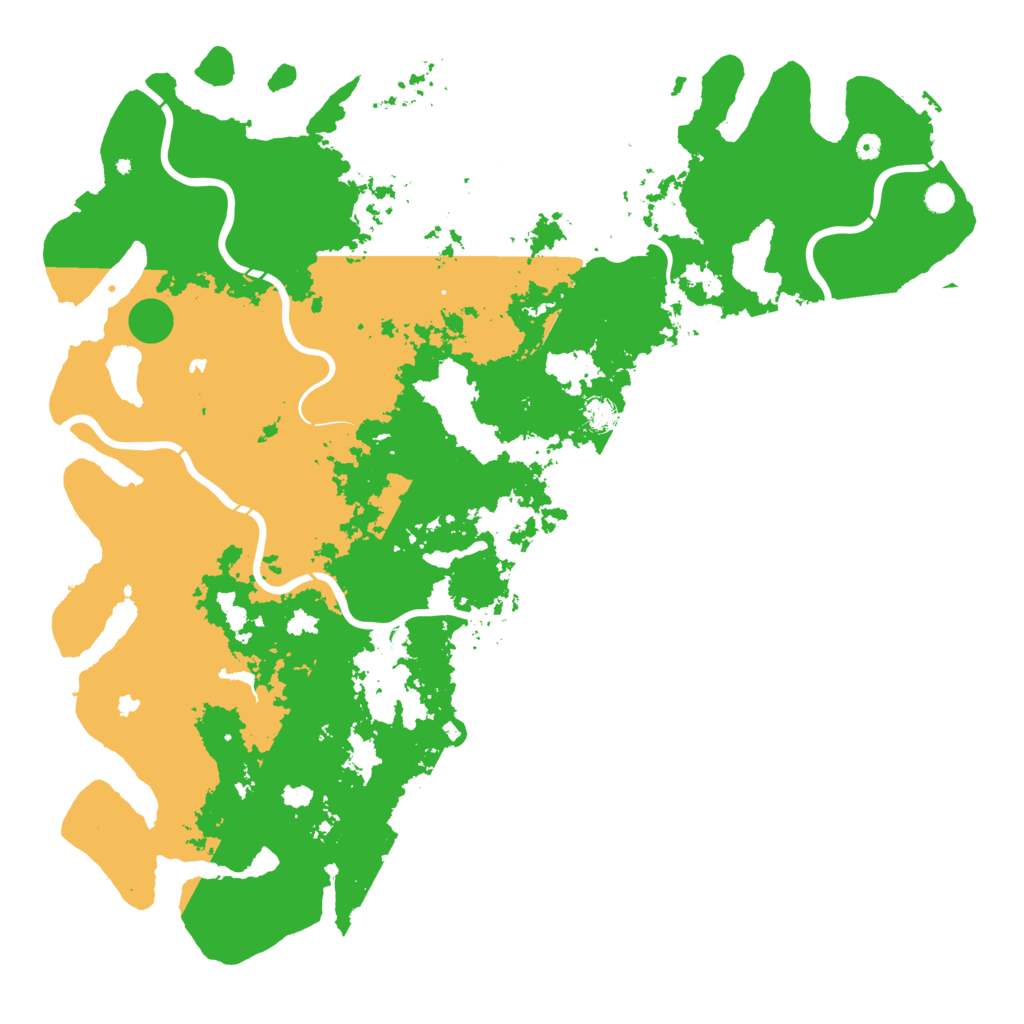 Biome Rust Map: Procedural Map, Size: 6000, Seed: 30776627