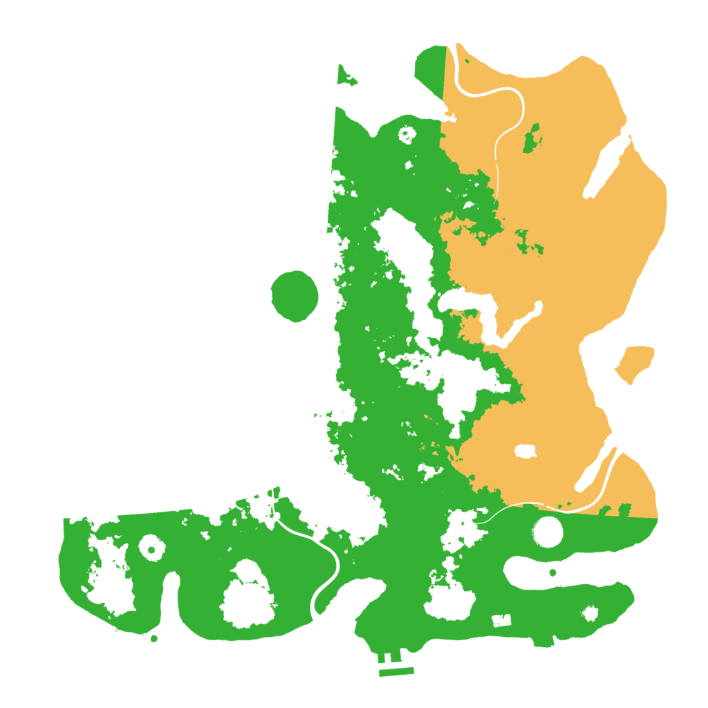 Biome Rust Map: Procedural Map, Size: 4100, Seed: 16846015