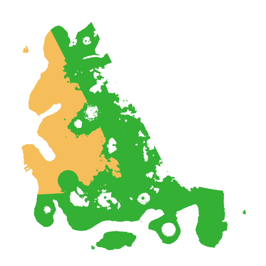 Biome Rust Map: Procedural Map, Size: 3400, Seed: 40254110