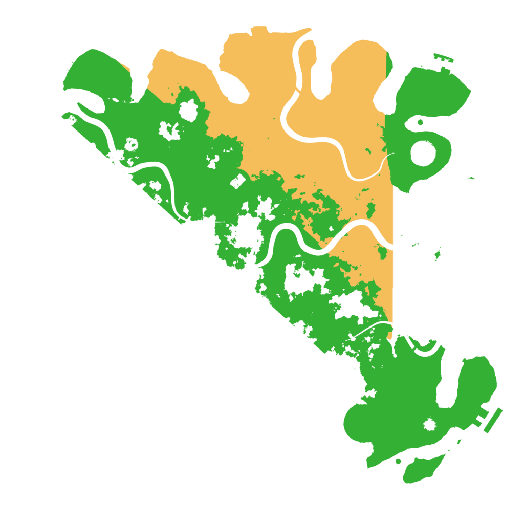 Biome Rust Map: Procedural Map, Size: 3850, Seed: 43851811