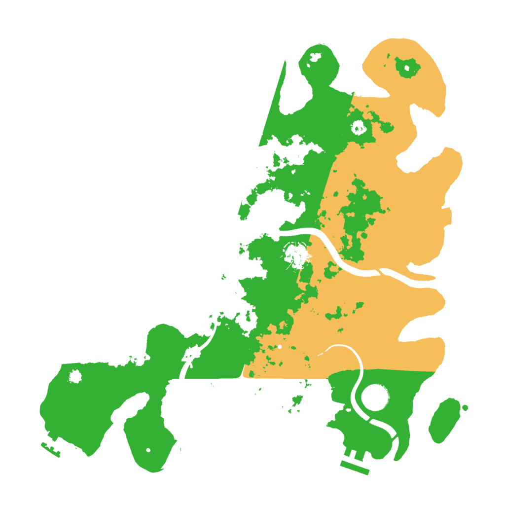 Biome Rust Map: Procedural Map, Size: 3450, Seed: 84823198