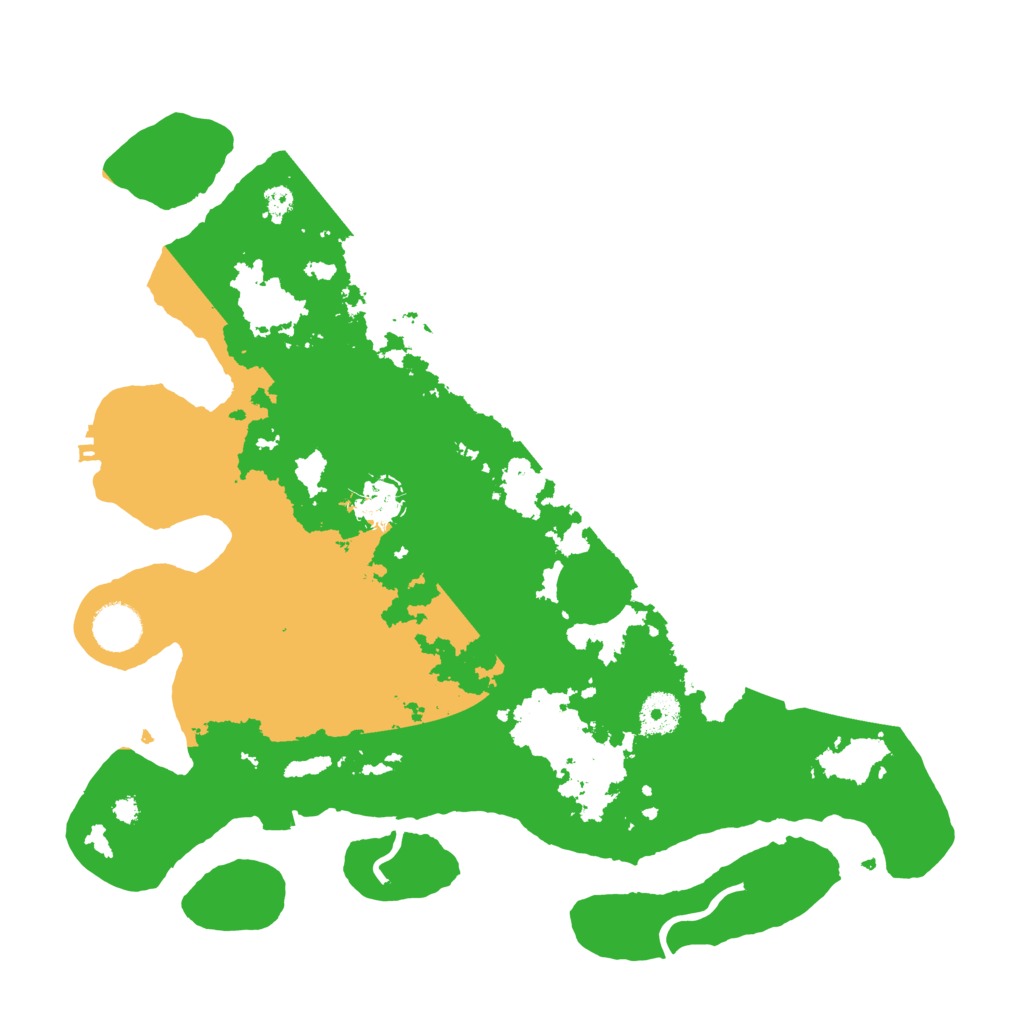 Biome Rust Map: Procedural Map, Size: 3700, Seed: 41248202