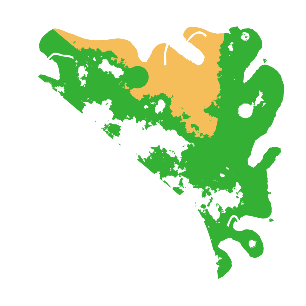 Biome Rust Map: Procedural Map, Size: 3700, Seed: 58005016