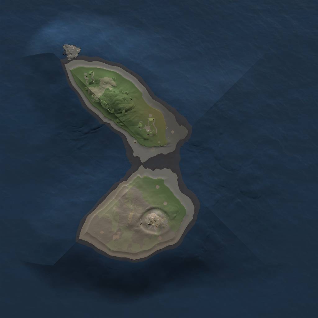 Rust Map: Procedural Map, Size: 1000, Seed: 1385978269, 3 Monuments