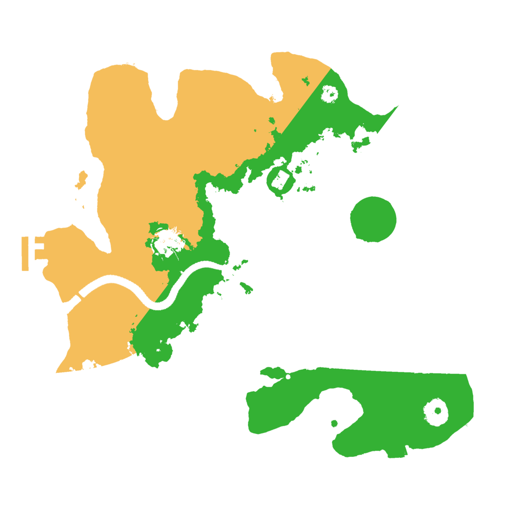 Biome Rust Map: Procedural Map, Size: 3000, Seed: 964873936