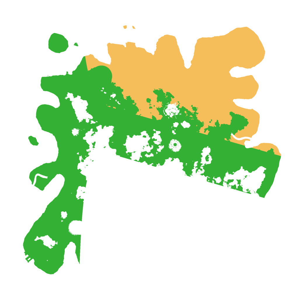 Biome Rust Map: Procedural Map, Size: 3700, Seed: 38955008