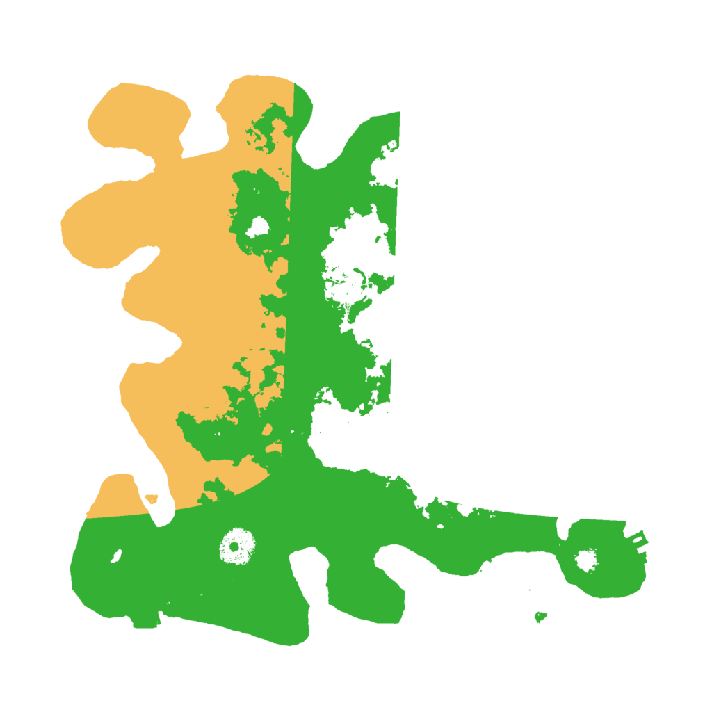Biome Rust Map: Procedural Map, Size: 3000, Seed: 36548