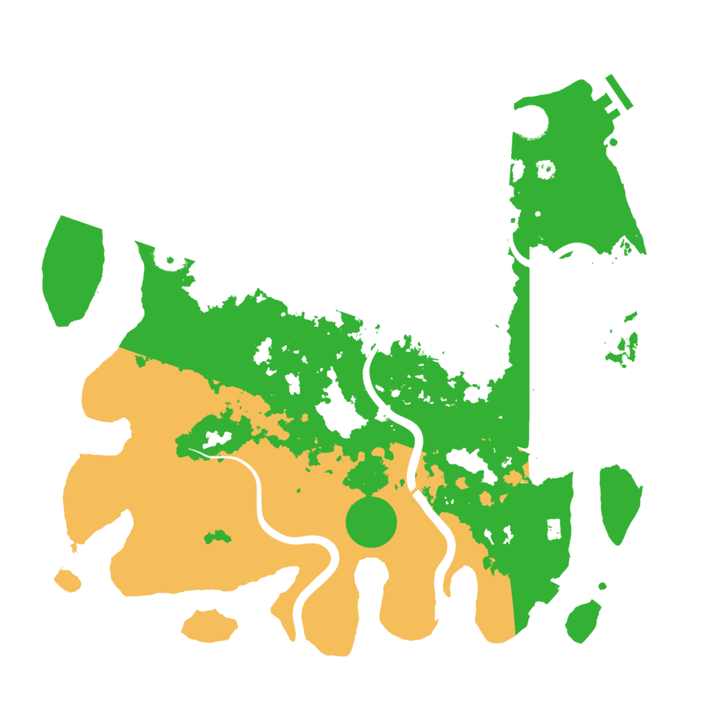 Biome Rust Map: Procedural Map, Size: 3650, Seed: 69167483