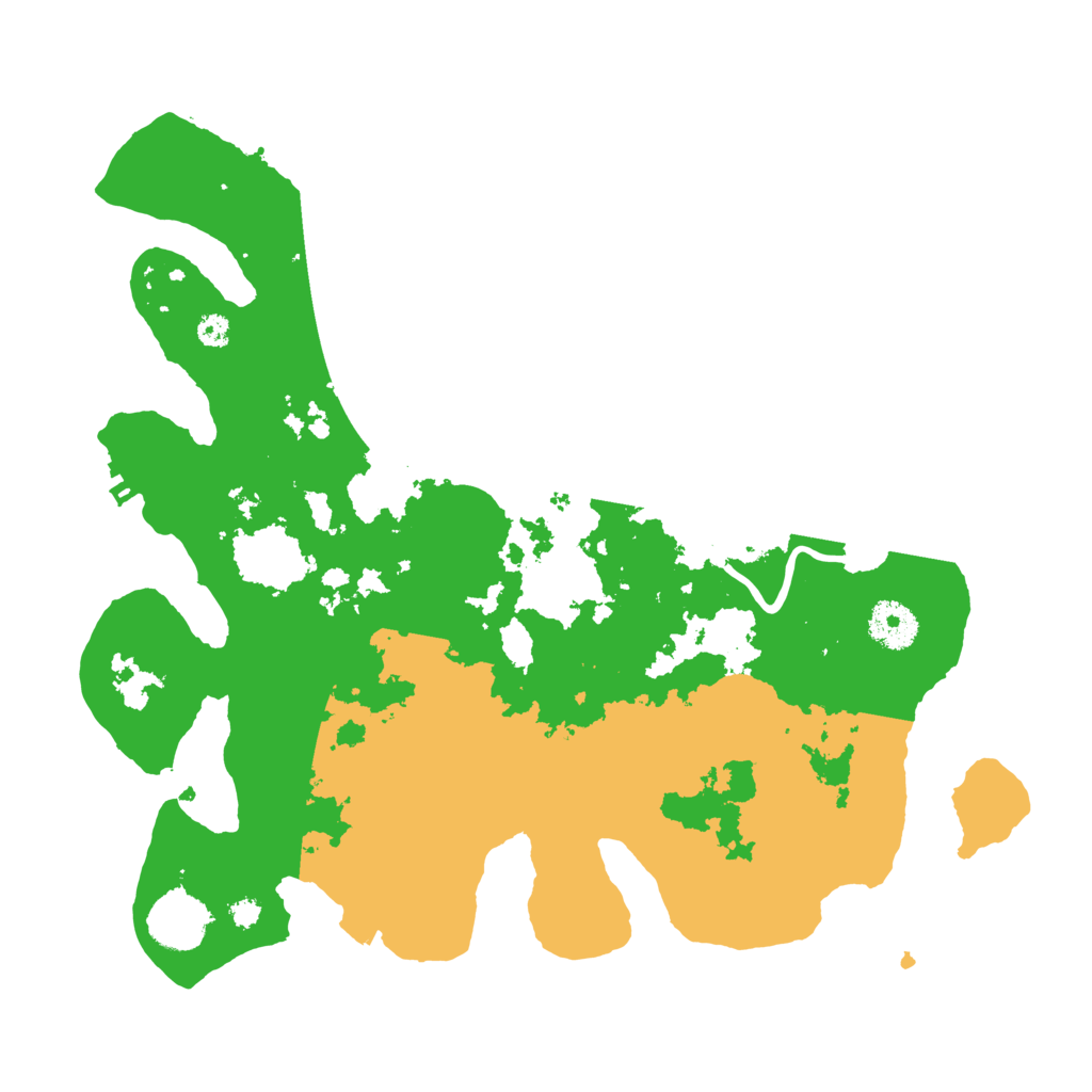 Biome Rust Map: Procedural Map, Size: 3400, Seed: 53622195