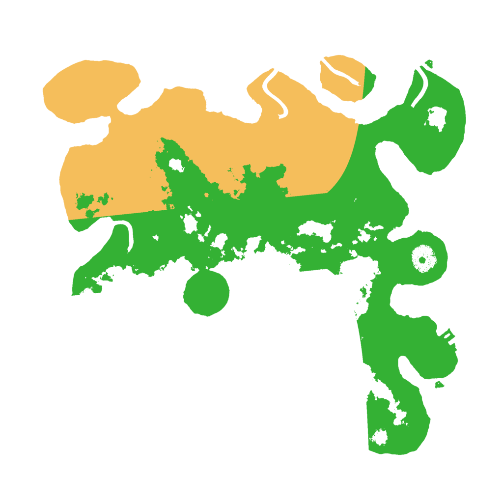 Biome Rust Map: Procedural Map, Size: 3000, Seed: 12385