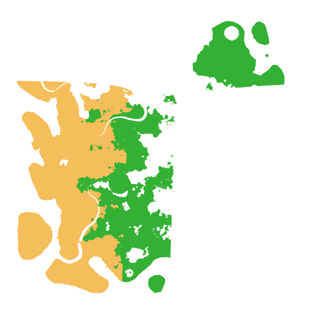 Biome Rust Map: Procedural Map, Size: 4000, Seed: 79996970