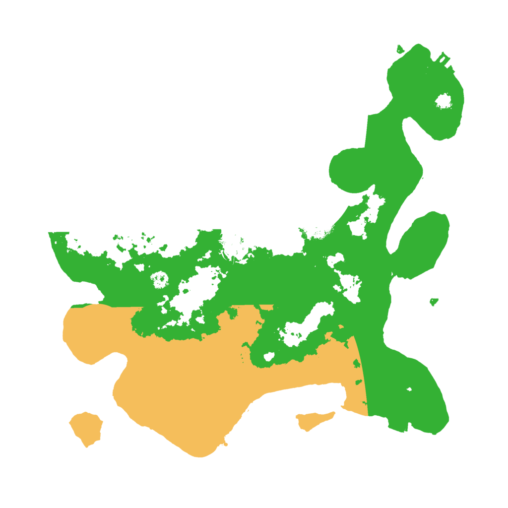 Biome Rust Map: Procedural Map, Size: 3000, Seed: 443279498