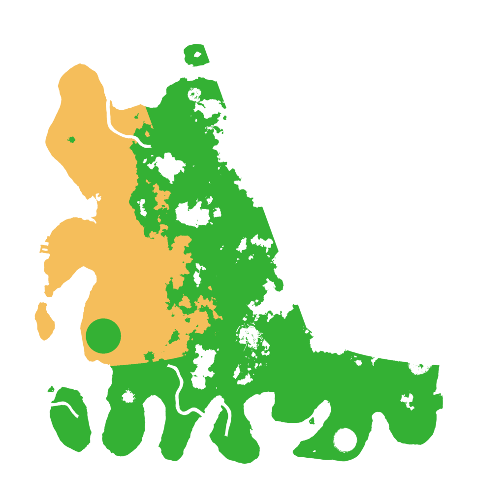 Biome Rust Map: Procedural Map, Size: 3800, Seed: 49839189