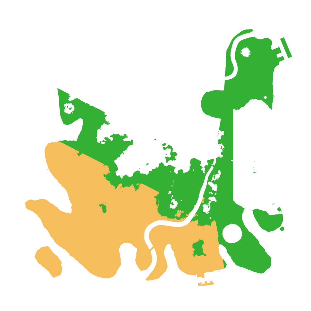 Biome Rust Map: Procedural Map, Size: 3000, Seed: 38994