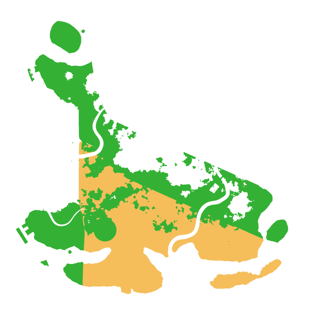 Biome Rust Map: Procedural Map, Size: 3650, Seed: 29003340