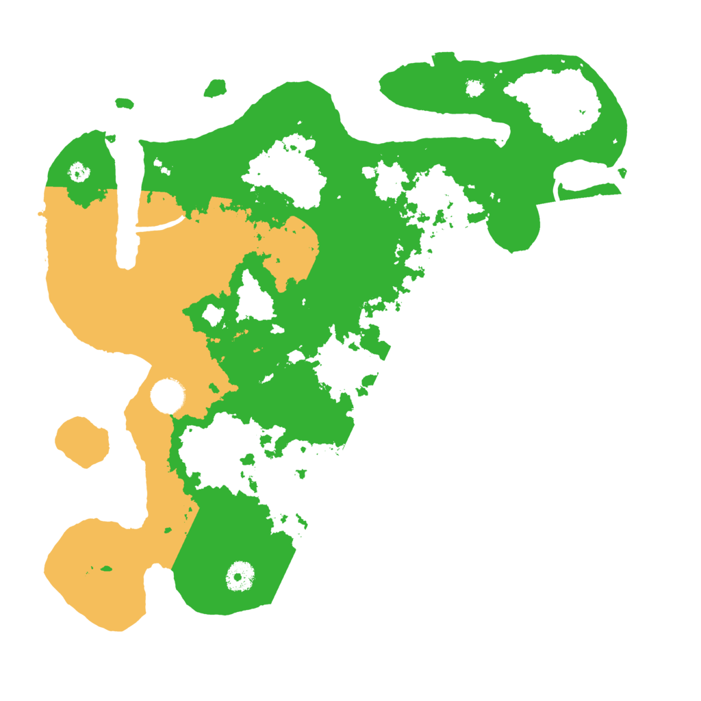 Biome Rust Map: Procedural Map, Size: 3600, Seed: 69769107