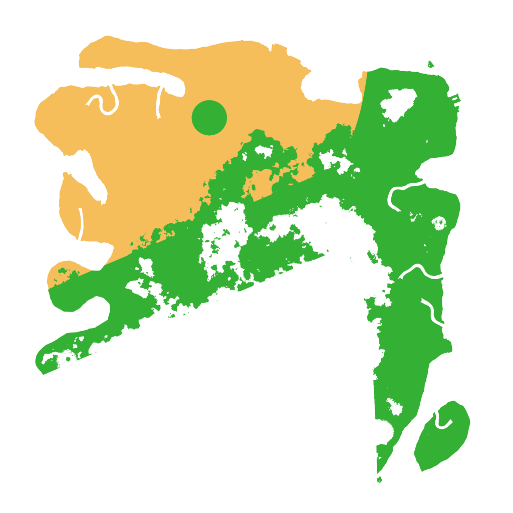 Biome Rust Map: Procedural Map, Size: 3850, Seed: 88999650