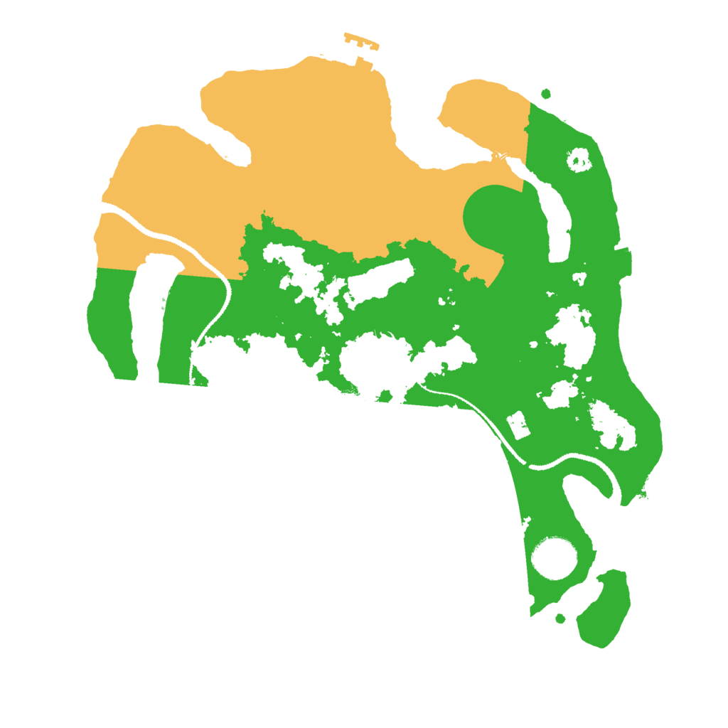 Biome Rust Map: Procedural Map, Size: 3000, Seed: 1697891423