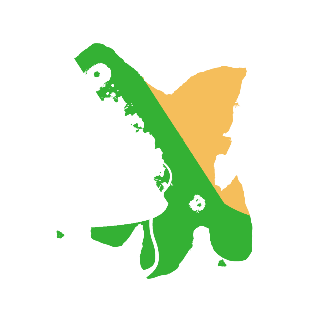 Biome Rust Map: Procedural Map, Size: 2000, Seed: 1819490991