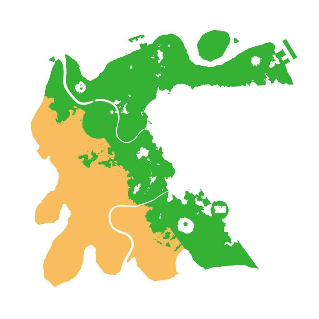 Biome Rust Map: Procedural Map, Size: 3000, Seed: 452312