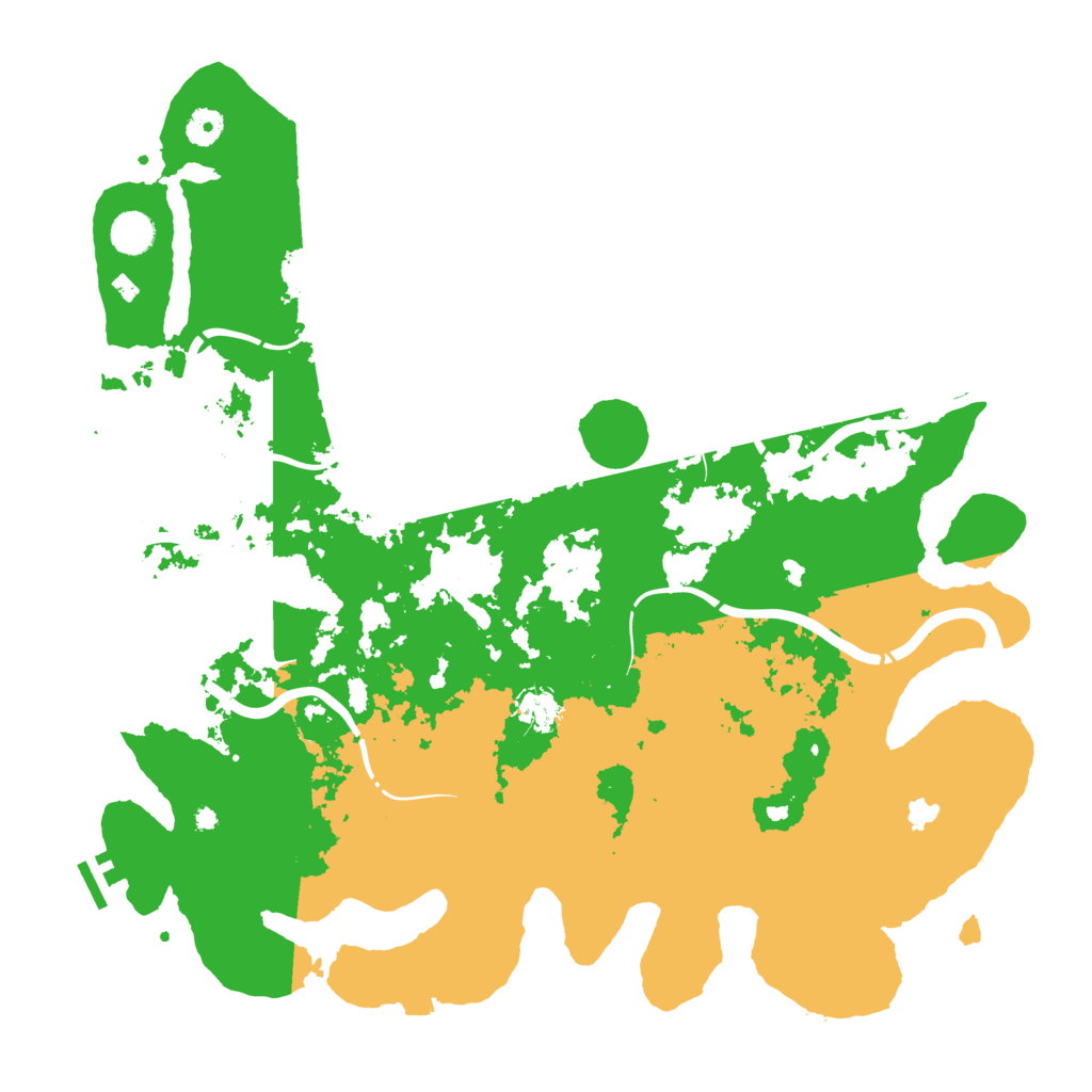 Biome Rust Map: Procedural Map, Size: 4400, Seed: 29814090
