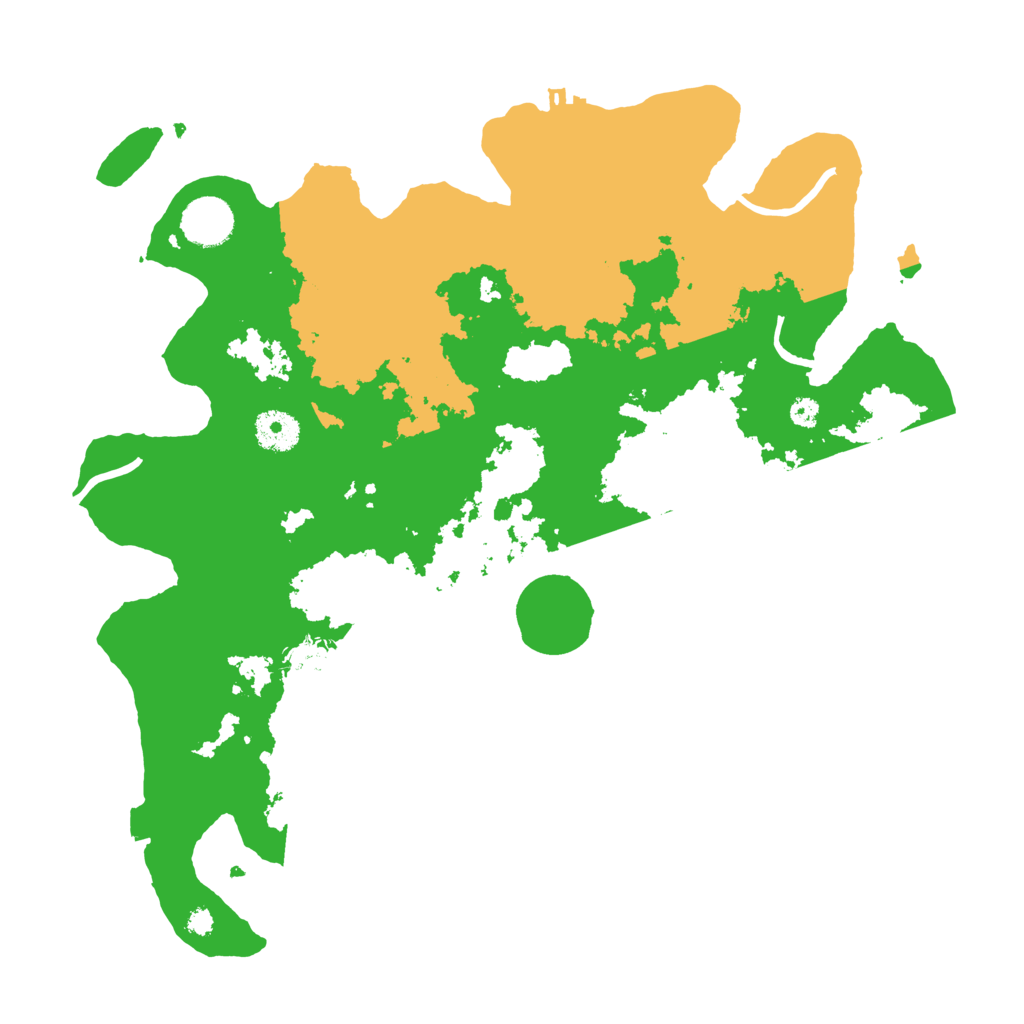 Biome Rust Map: Procedural Map, Size: 3600, Seed: 63097096