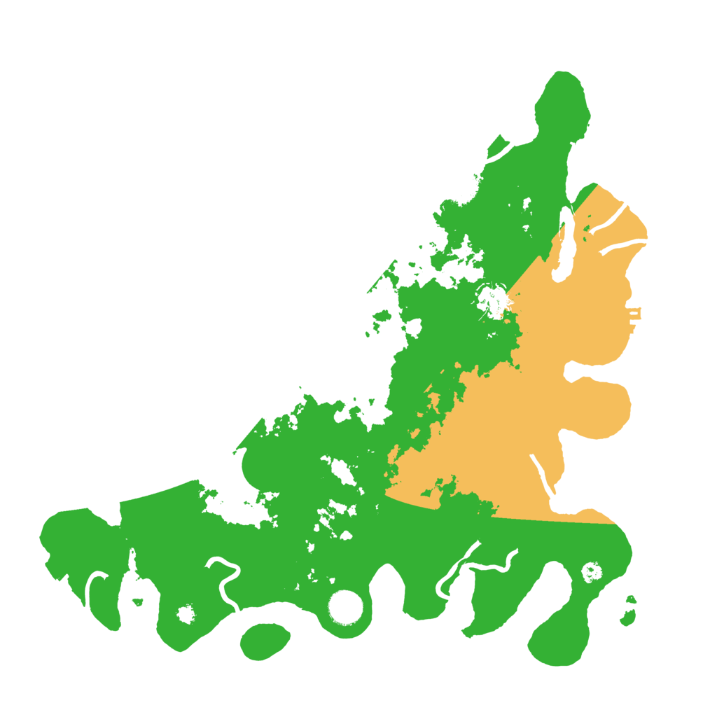 Biome Rust Map: Procedural Map, Size: 3650, Seed: 40190833