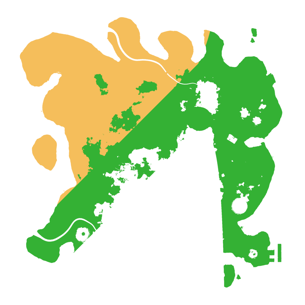 Biome Rust Map: Procedural Map, Size: 3400, Seed: 66937808